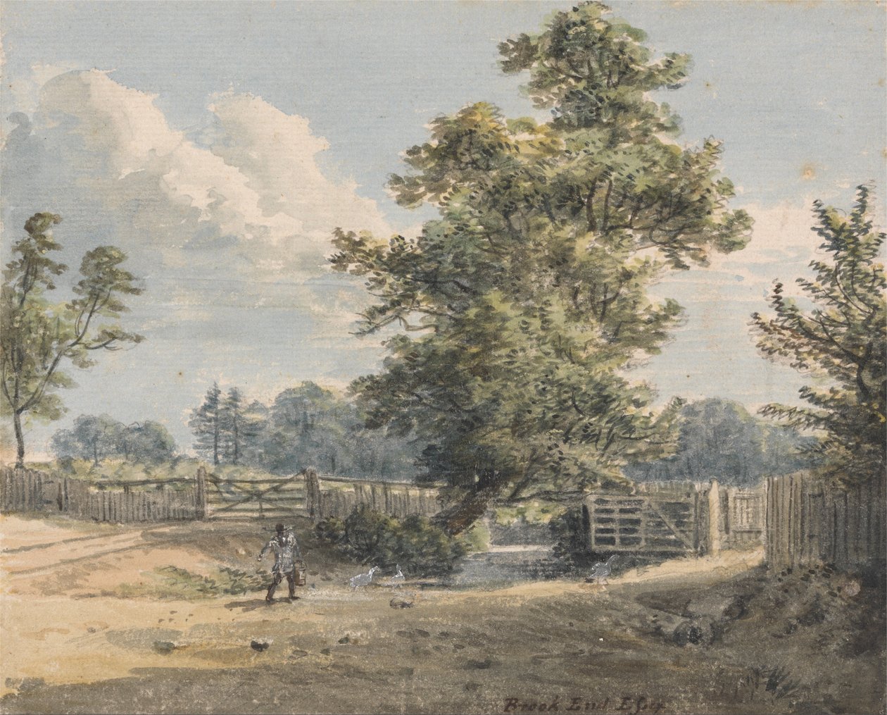 Brook End, Essex de Paul Sandby