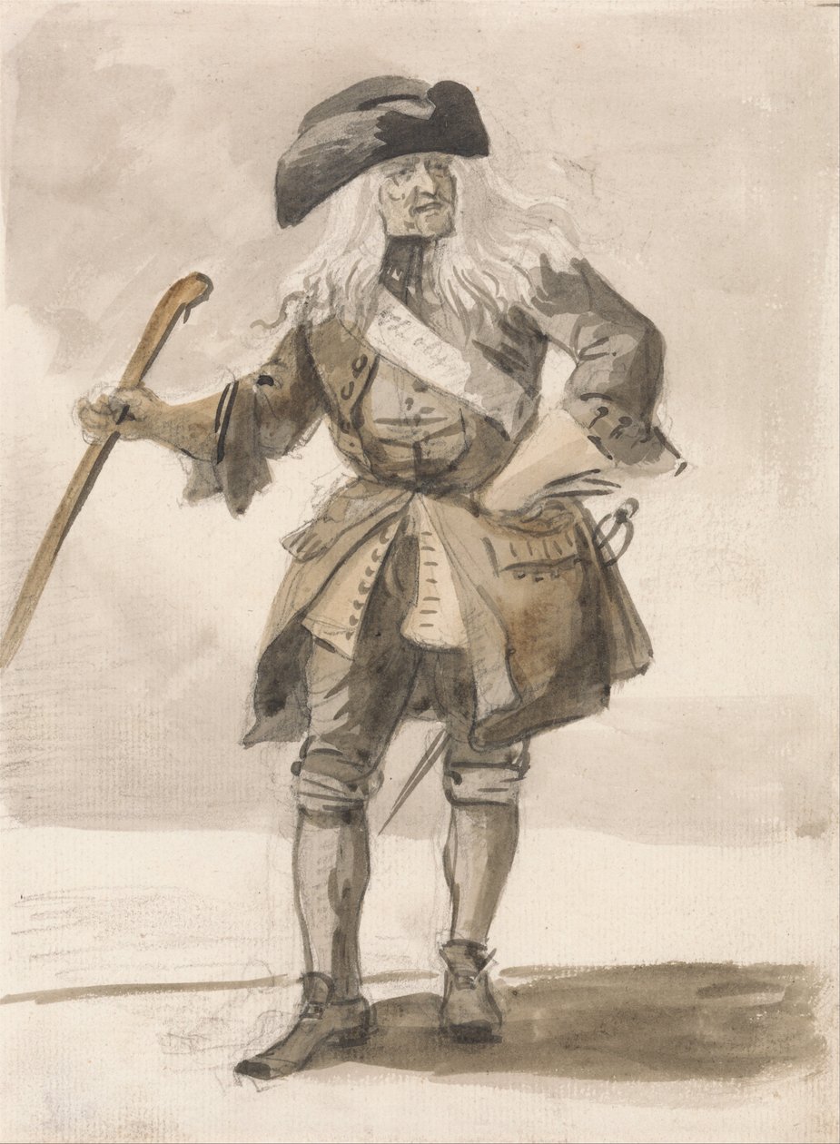 Londres chora um homem de Paul Sandby