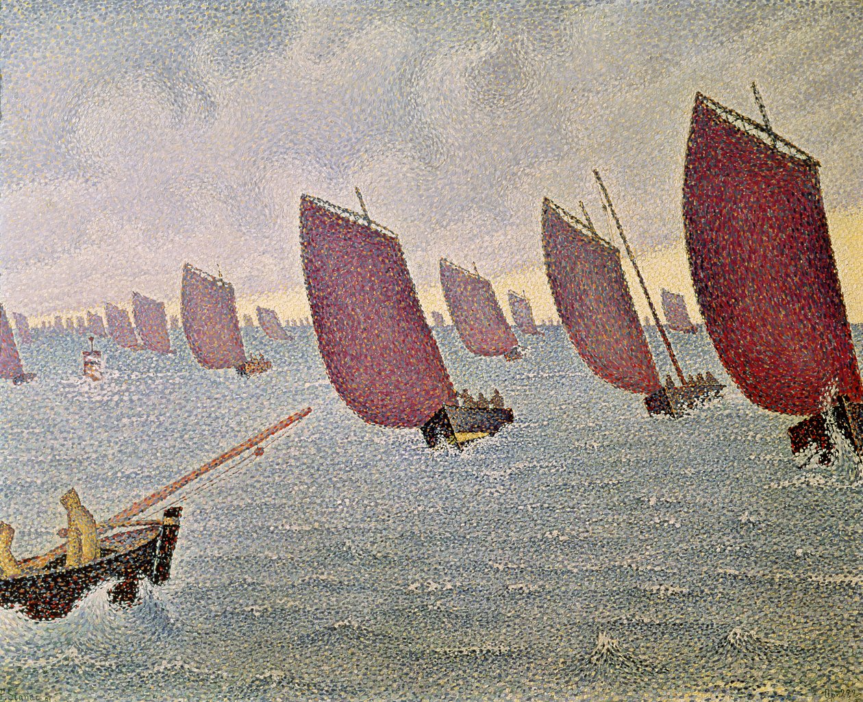 Brisa, Concarneau, 1891 de Paul Signac