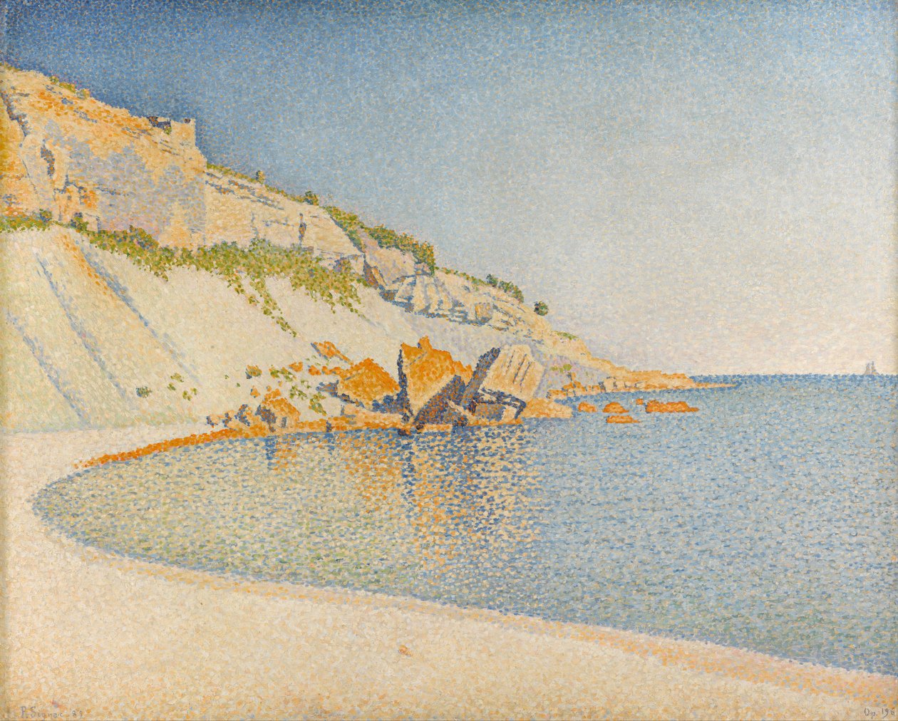 Cassis, Cape Lombard, Opus 196 de Paul Signac