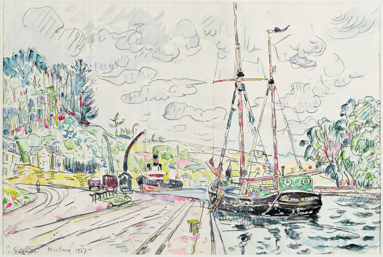 Morlaix, 1927 de Paul Signac