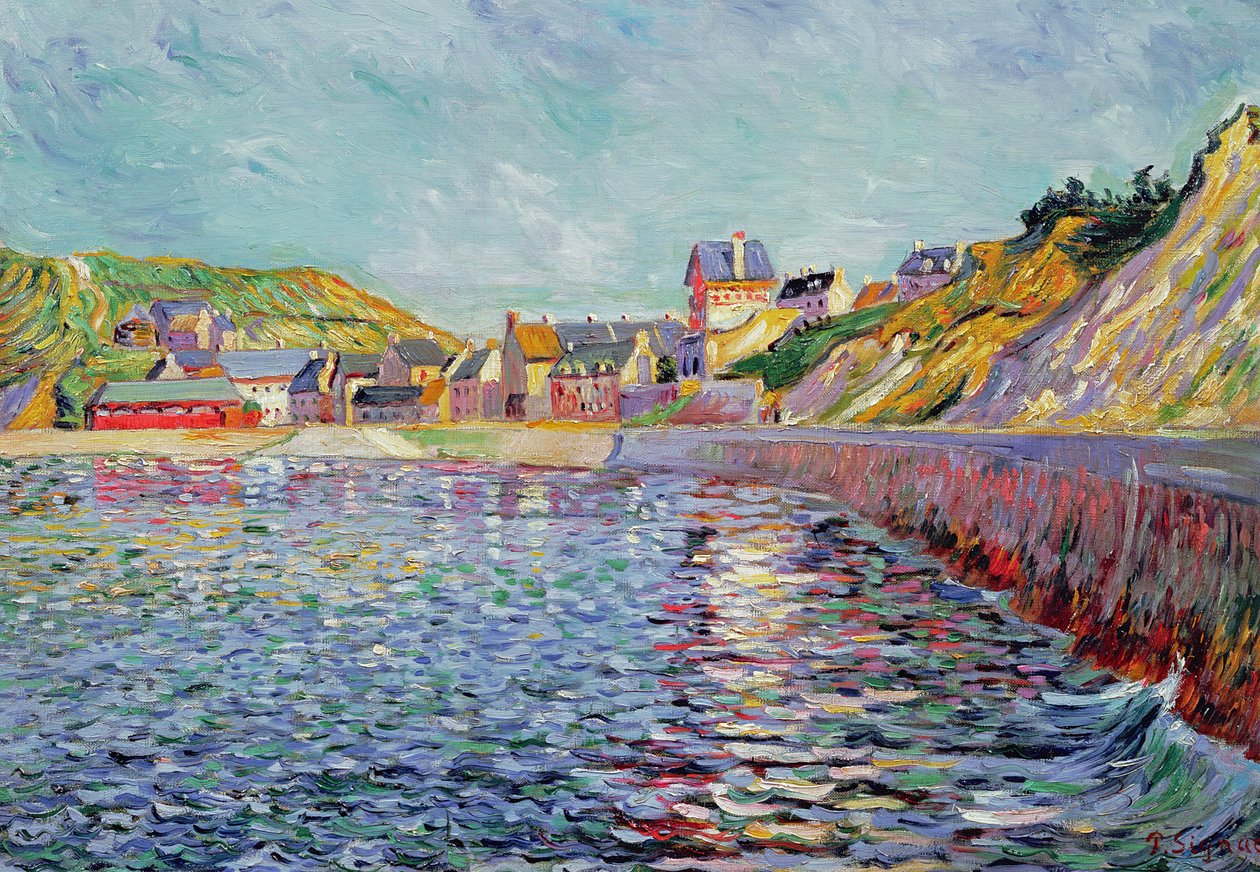 Port-en-Bessin, Calvados, c.1884 de Paul Signac