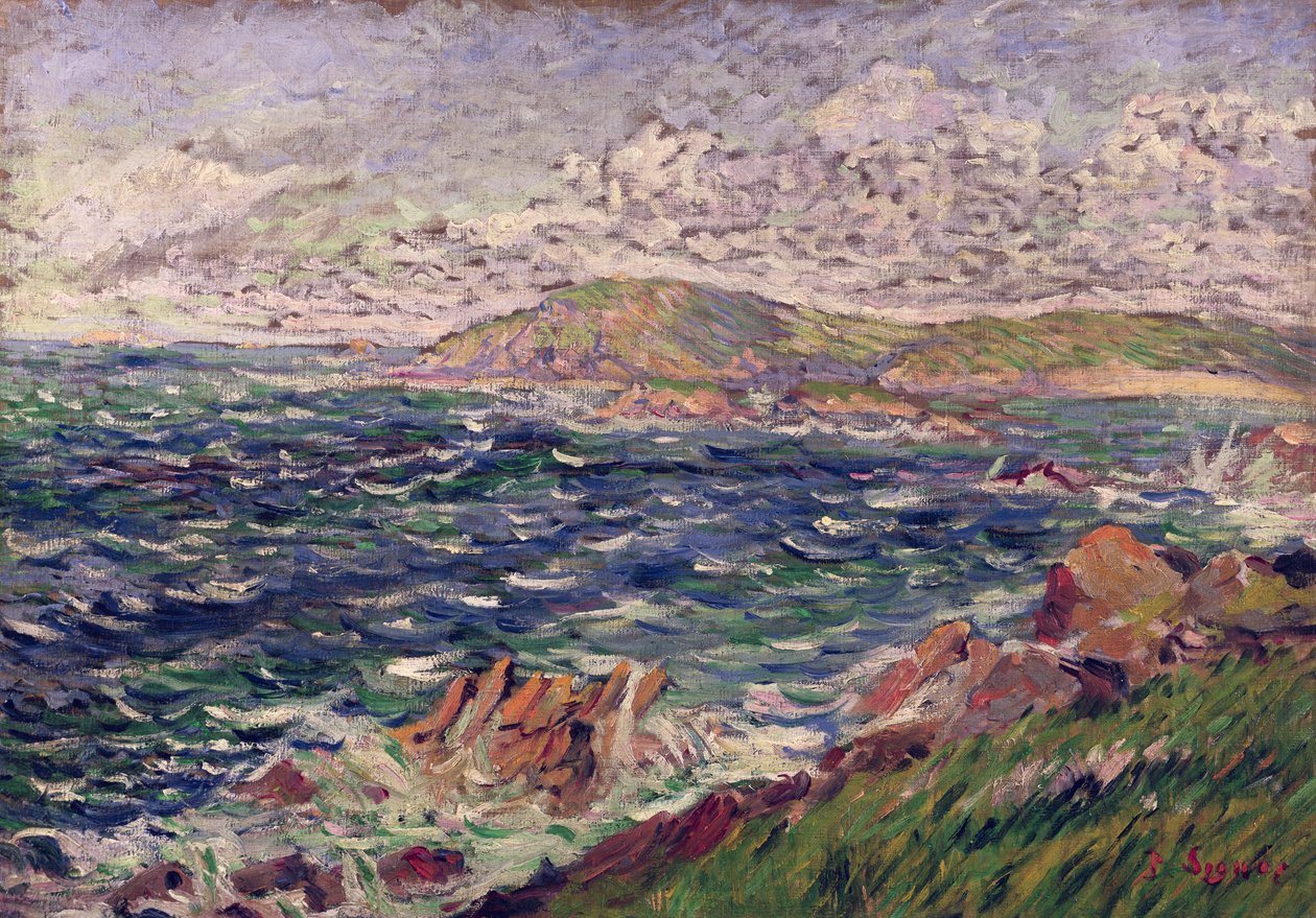 São Briac, 1885 de Paul Signac