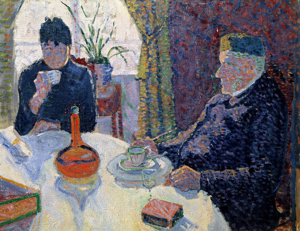 Estudo para a sala de jantar, c.1886 de Paul Signac