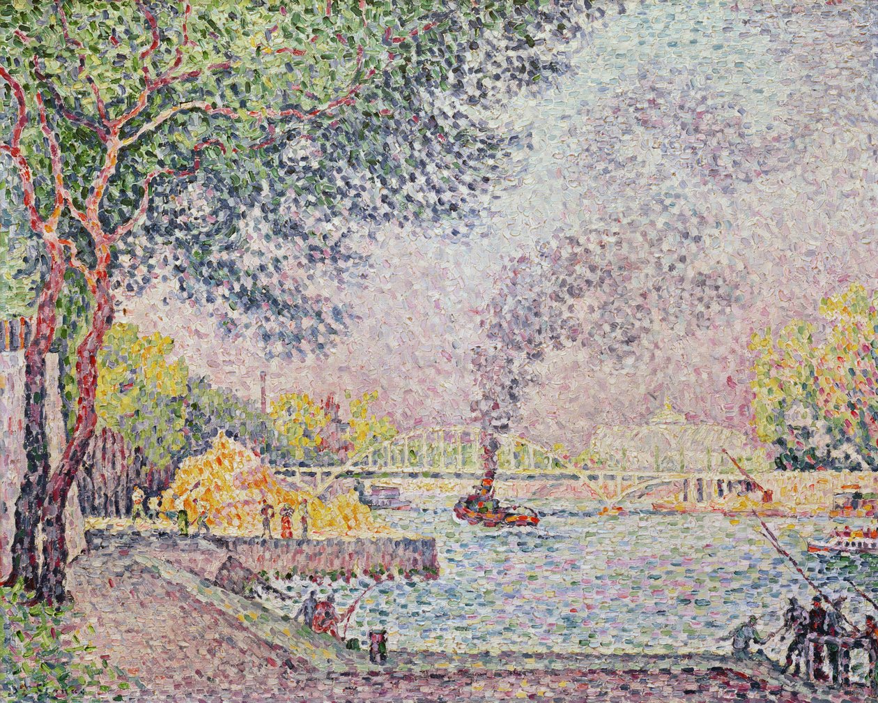 A passarela de Debilly, c.1926 de Paul Signac