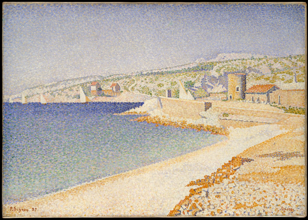 O Cais em Cassis, Opus 198 de Paul Signac