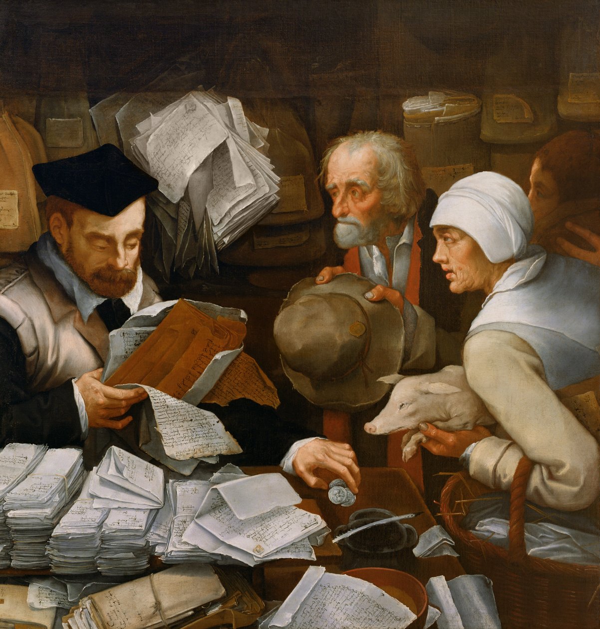 O coletor de impostos, 1543 de Paul De Vos