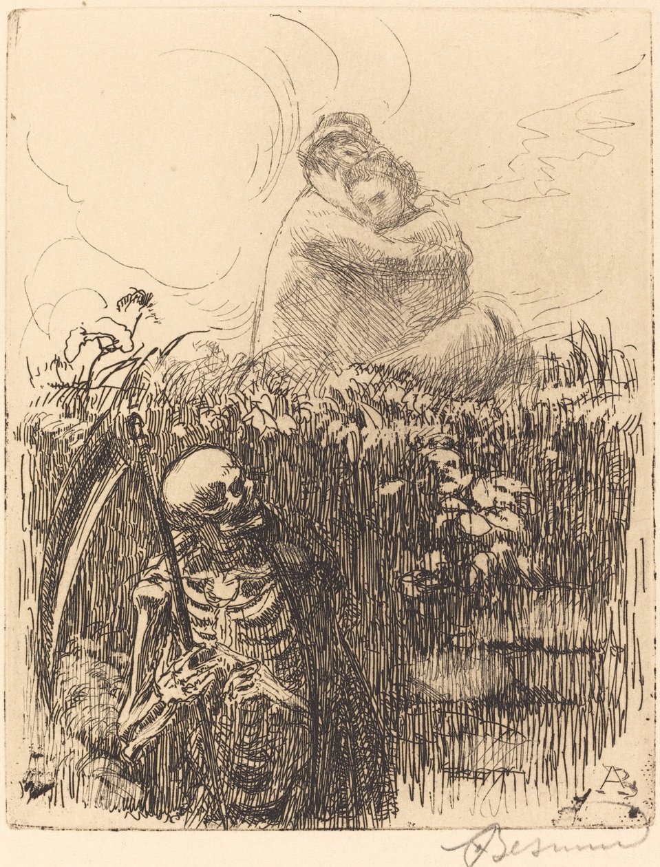 No Mirante, 1900. de Paul Albert Besnard