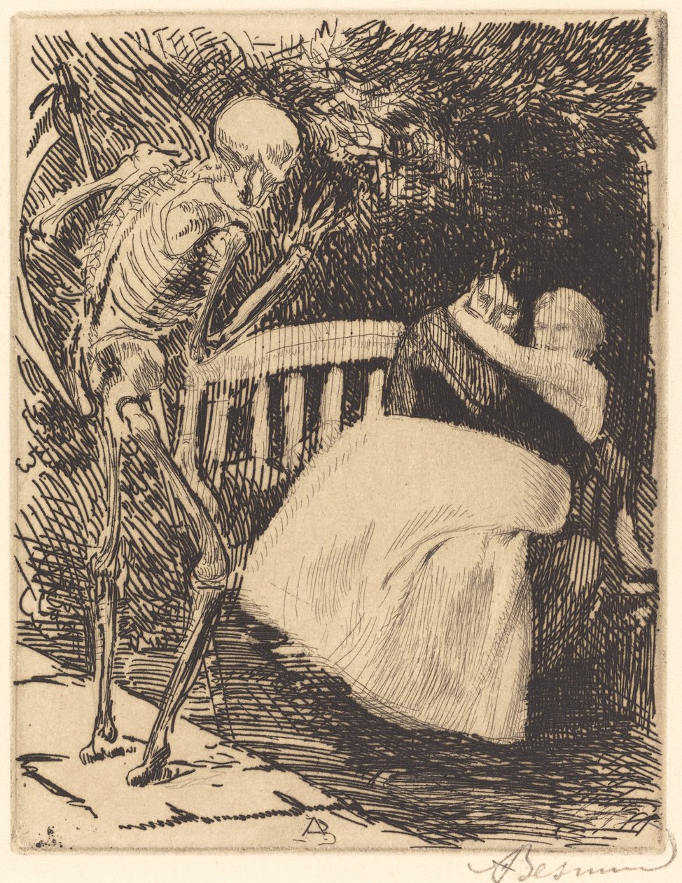 O Aviso O Aviso, 1900. de Paul Albert Besnard