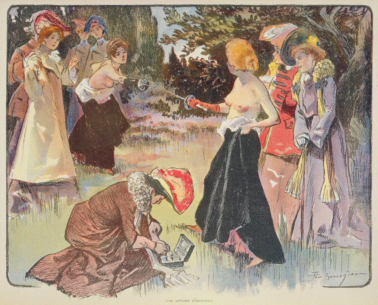 Um caso de honra, 1900 de Paul Balluriau