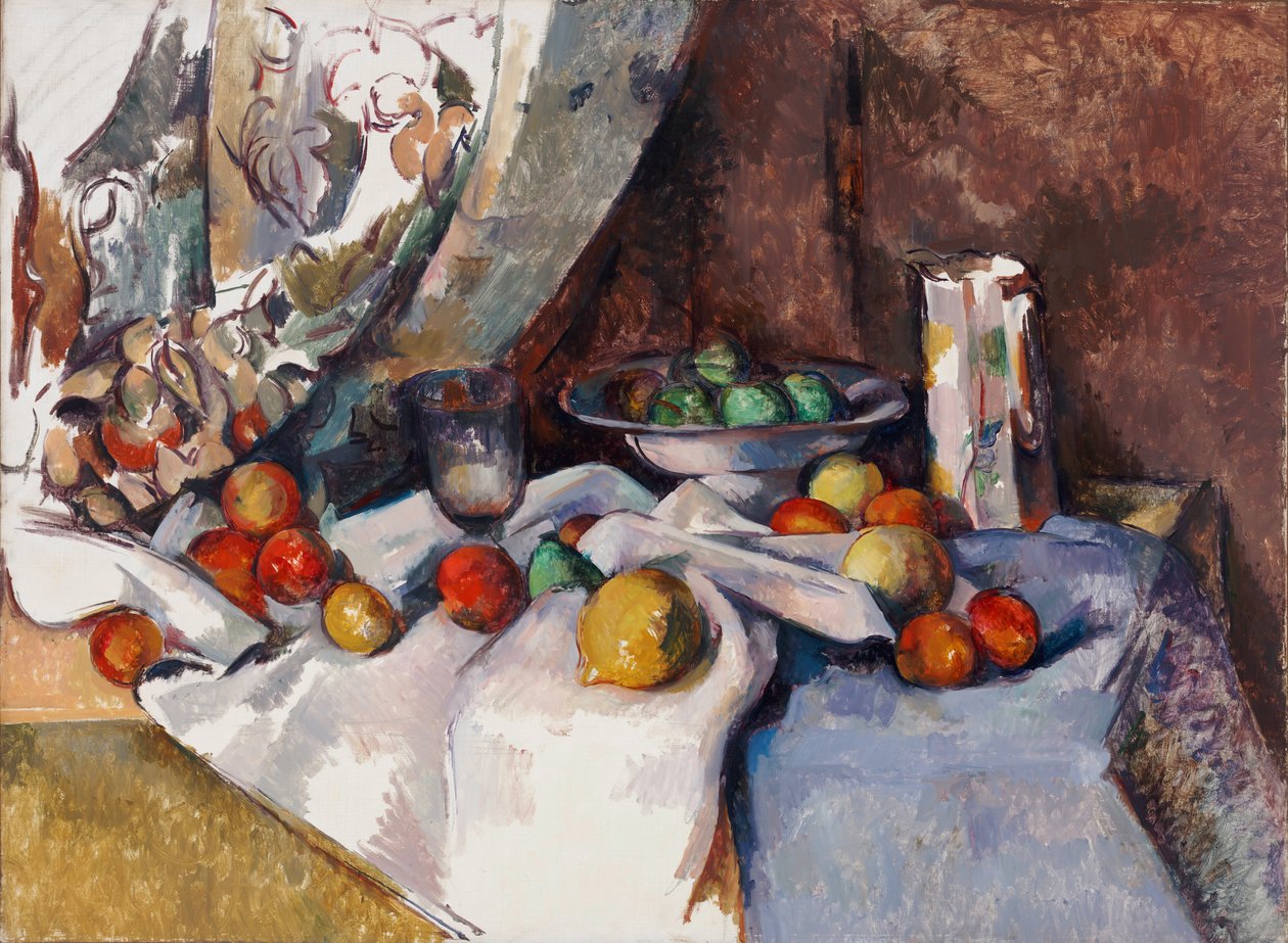 Natureza morta com maçãs de Paul Cézanne