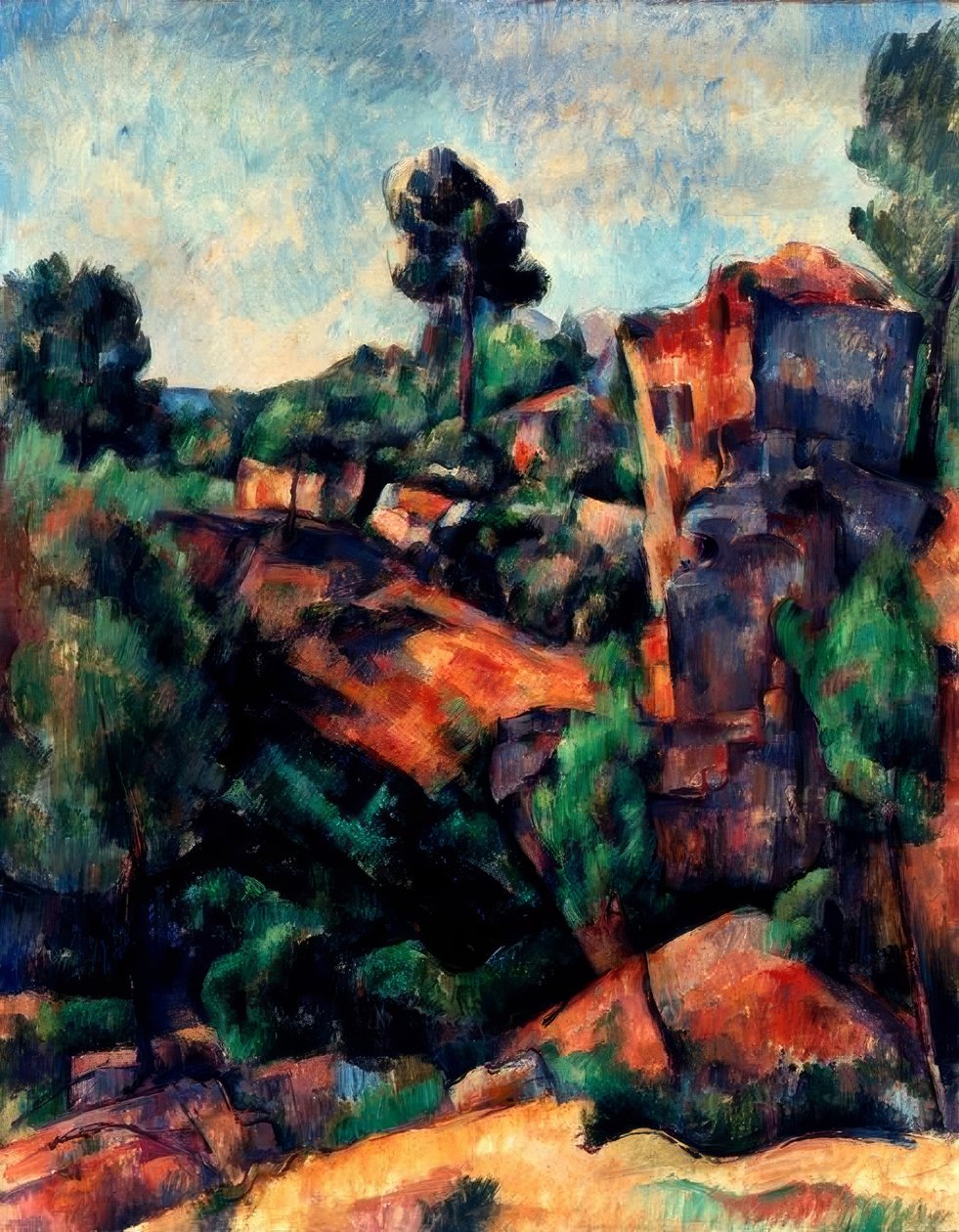 A carreira de Bibémus de Paul Cézanne