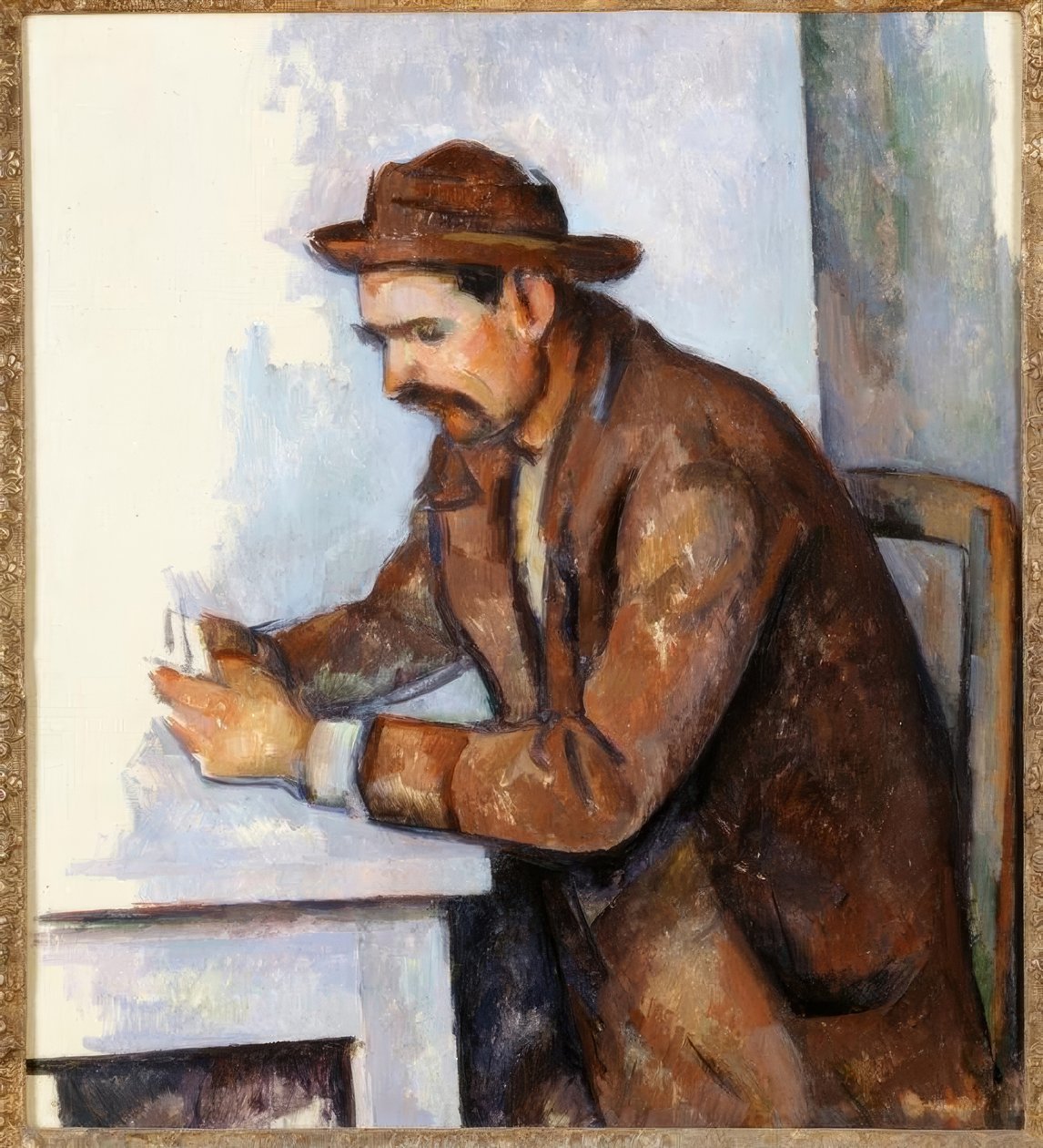 O jogador do cartão de Paul Cézanne