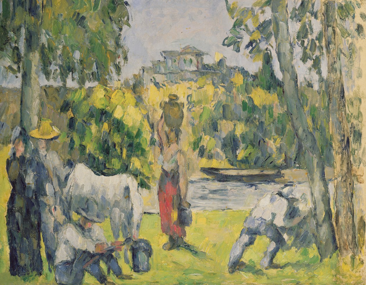 Vida nos campos, c.1875 de Paul Cézanne