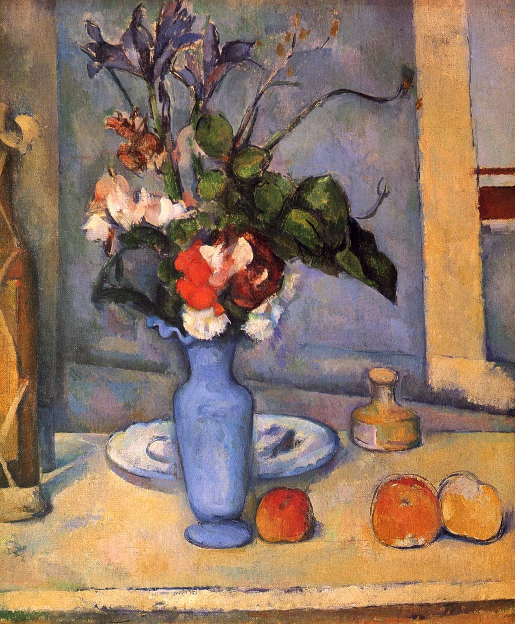 Natureza morta com vaso azul de Paul Cézanne