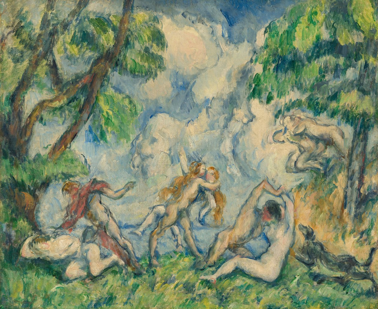 A Batalha do Amor, c. 1880. de Paul Cézanne
