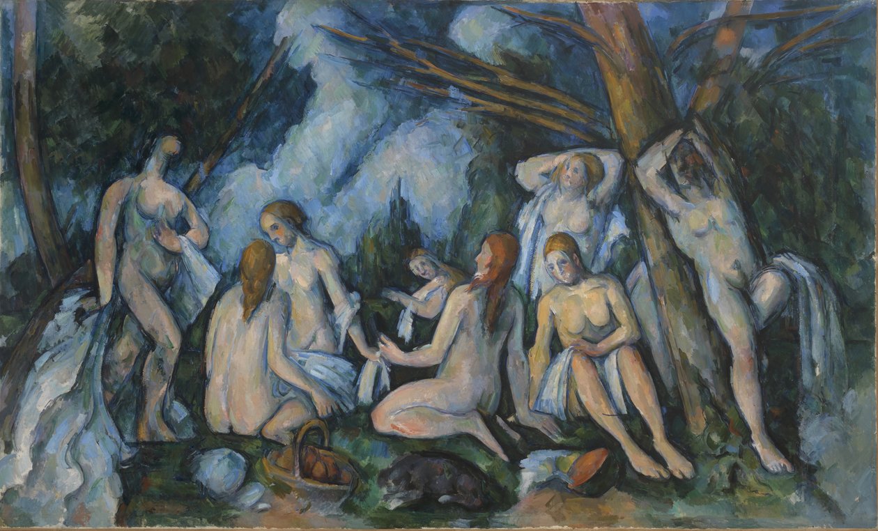 Os grandes banhistas de Paul Cézanne