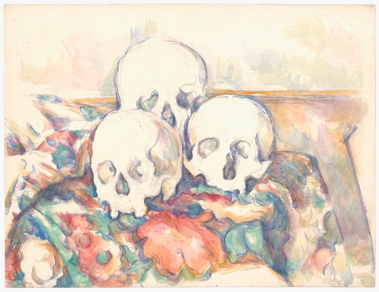 Os três crânios de Paul Cézanne