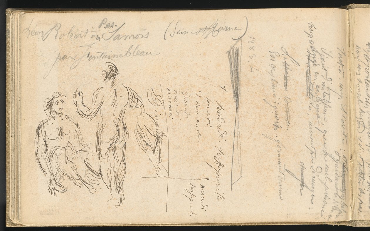 Dois banhistas de Paul Cézanne