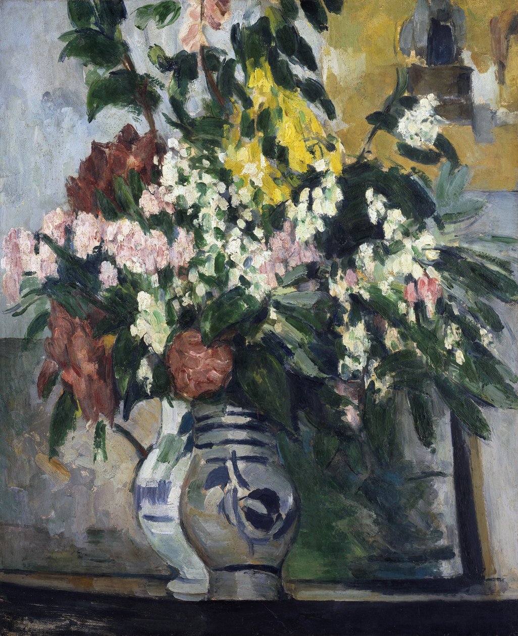 Dois vasos de flores, c.1877 de Paul Cézanne