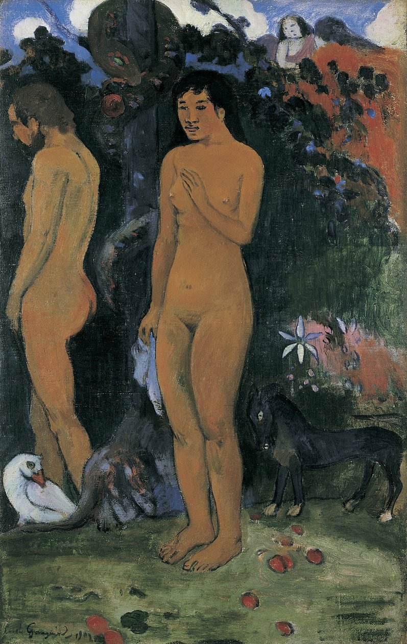 Adão e Eva Adão e Eva, 1902. de Paul Gauguin