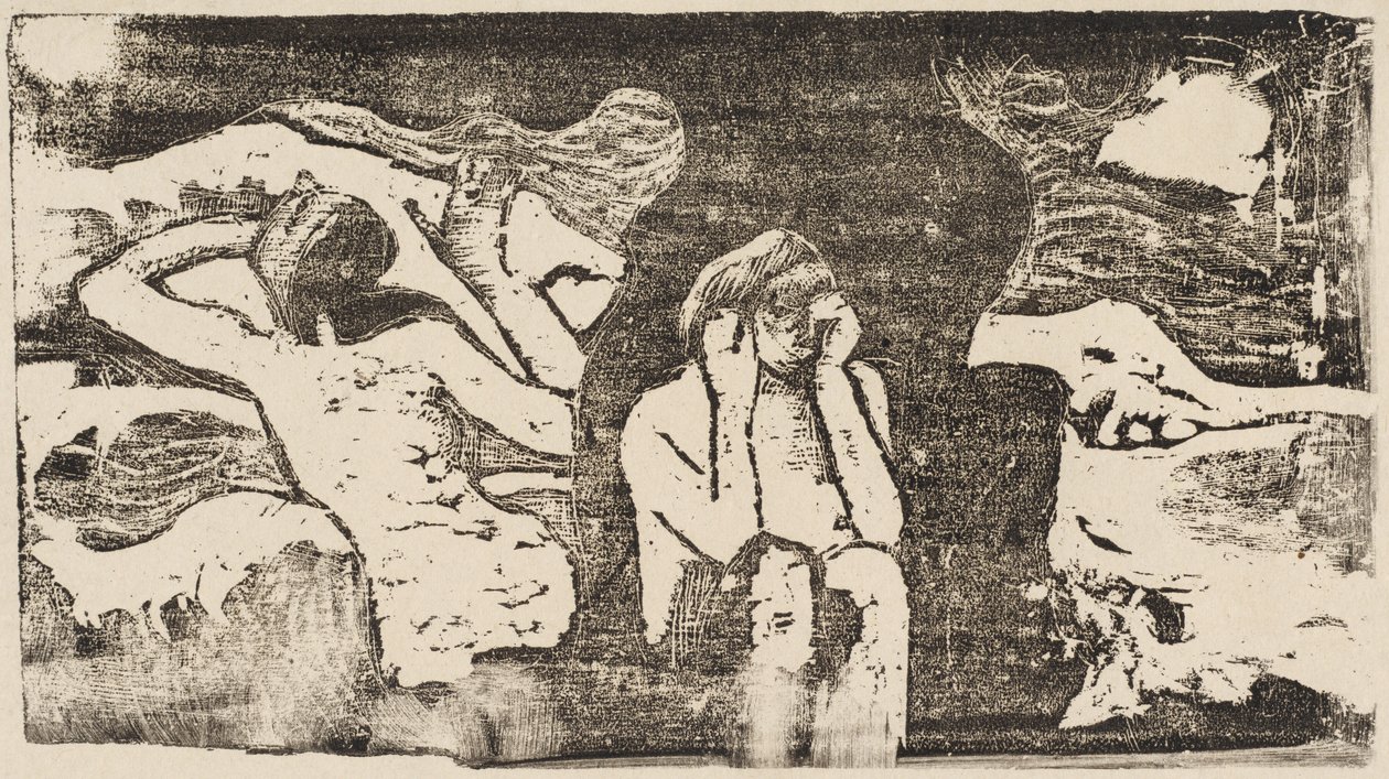 Nas Pedras Negras de Paul Gauguin