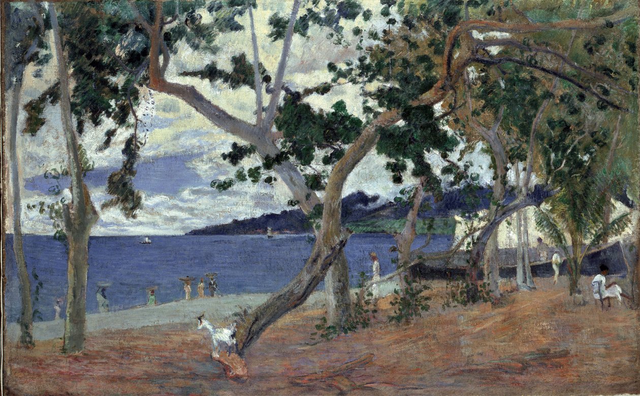 À beira mar, Martinica. de Paul Gauguin