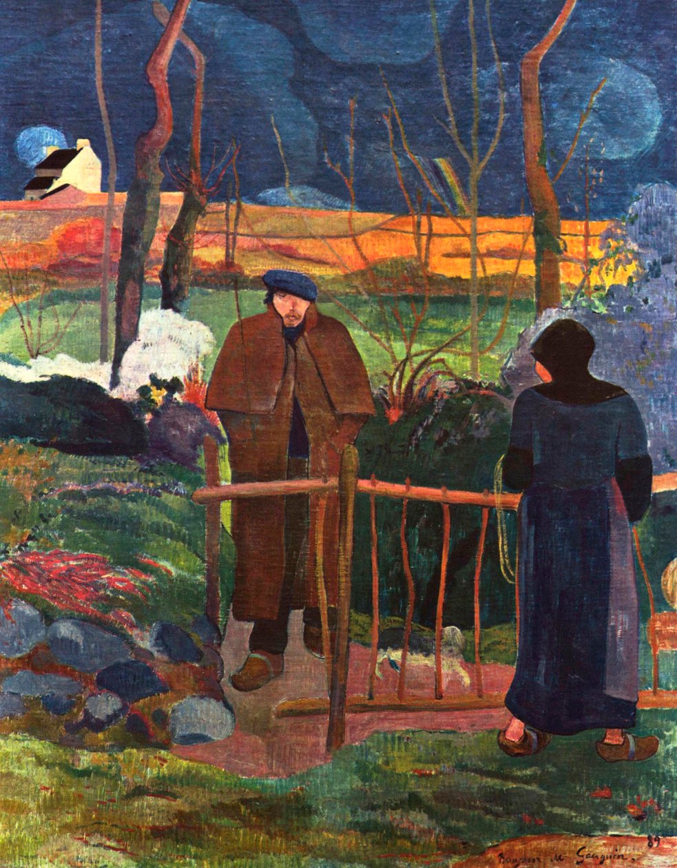 Olá Monsieur Gauguin, 1889. de Paul Gauguin