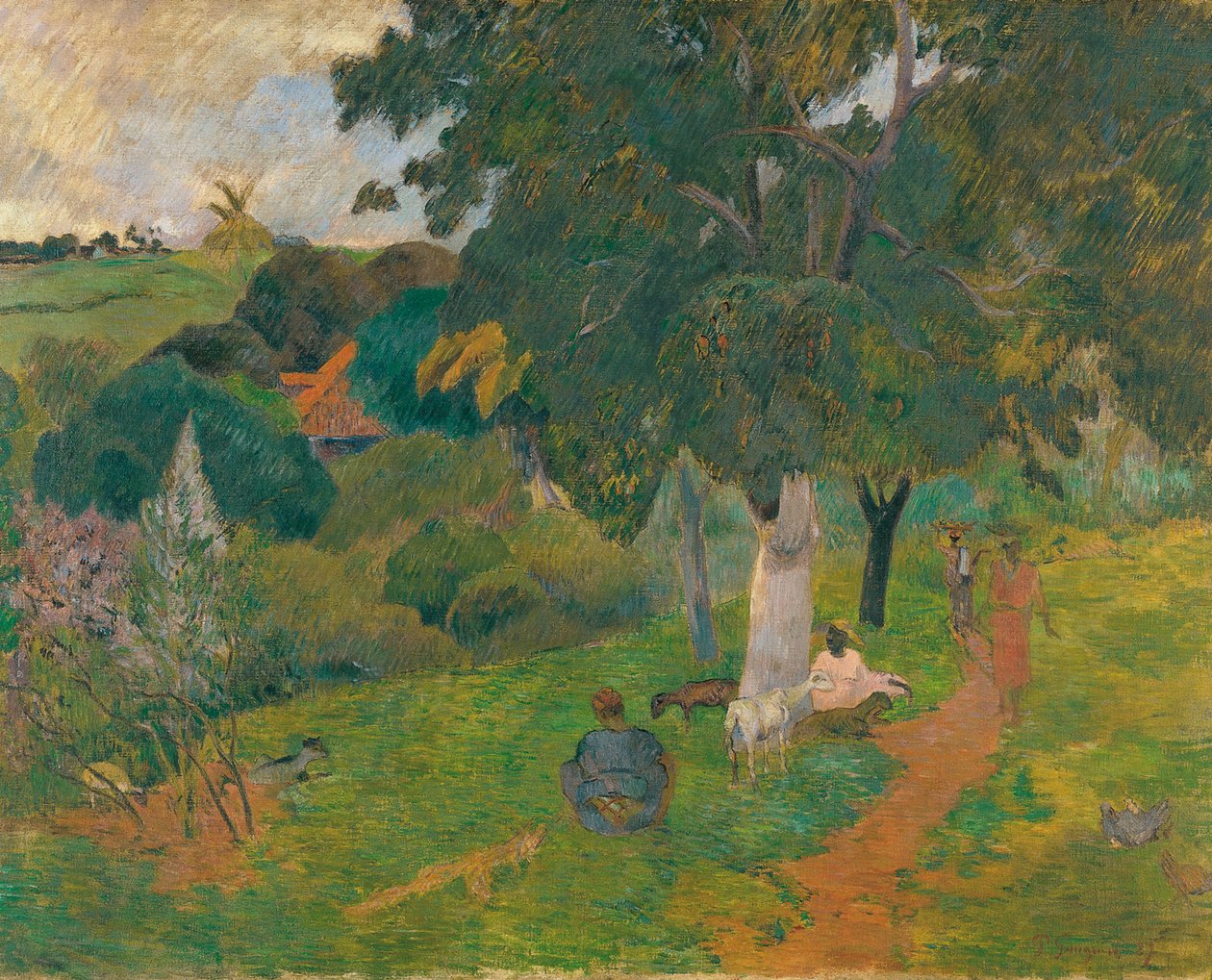 Indo e Vindo, Martinica, 1887 de Paul Gauguin