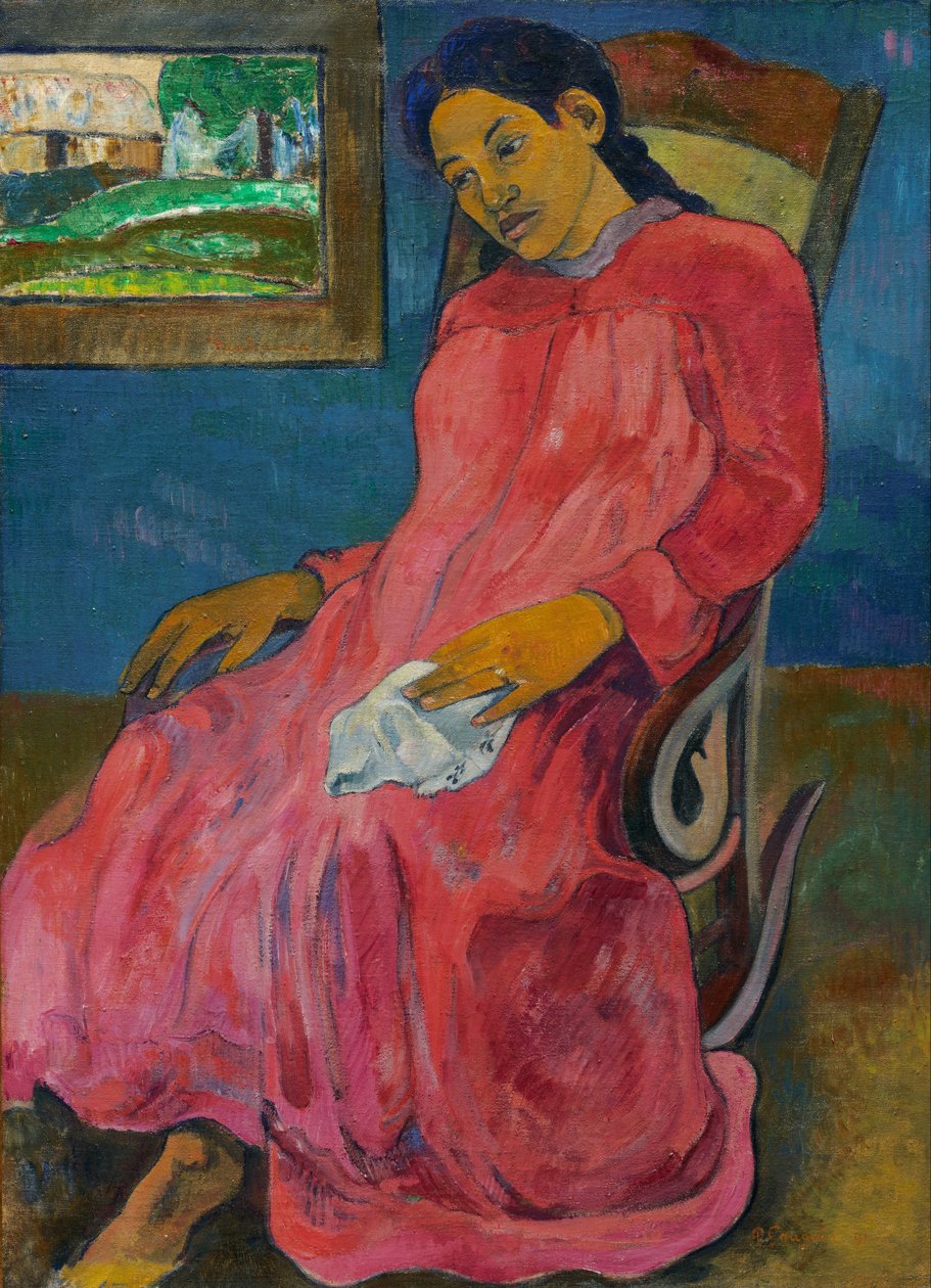 Faaturuma (melancólico) de Paul Gauguin