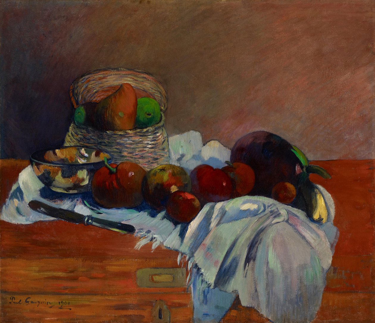 Frutas e Faca Frutas e Faca, 1901. de Paul Gauguin
