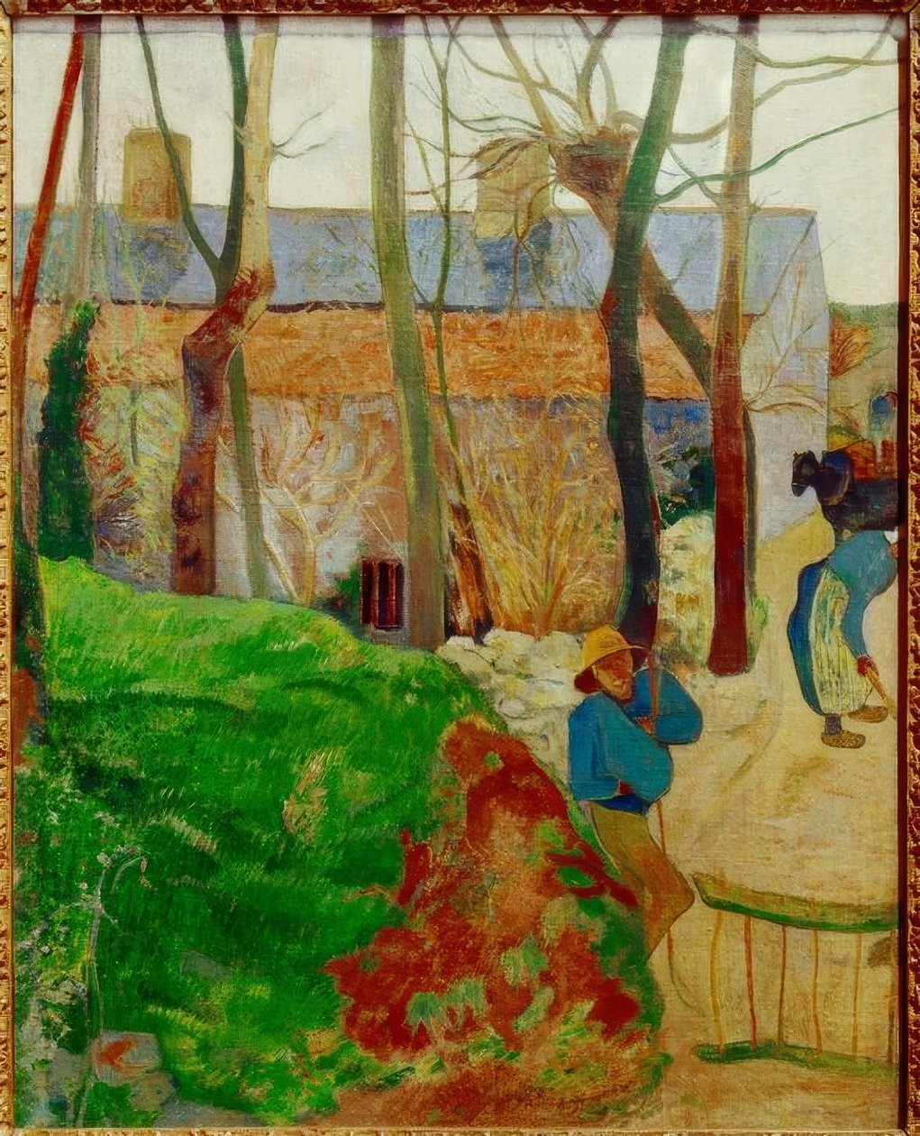 Casas em Le Pouldu de Paul Gauguin