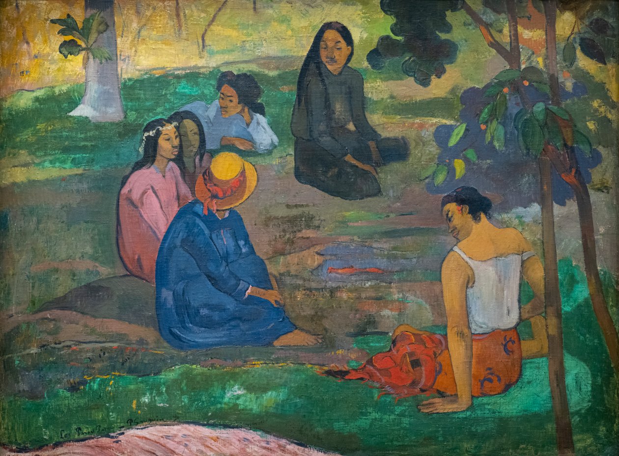 Les Parau Parau (conversa) de Paul Gauguin