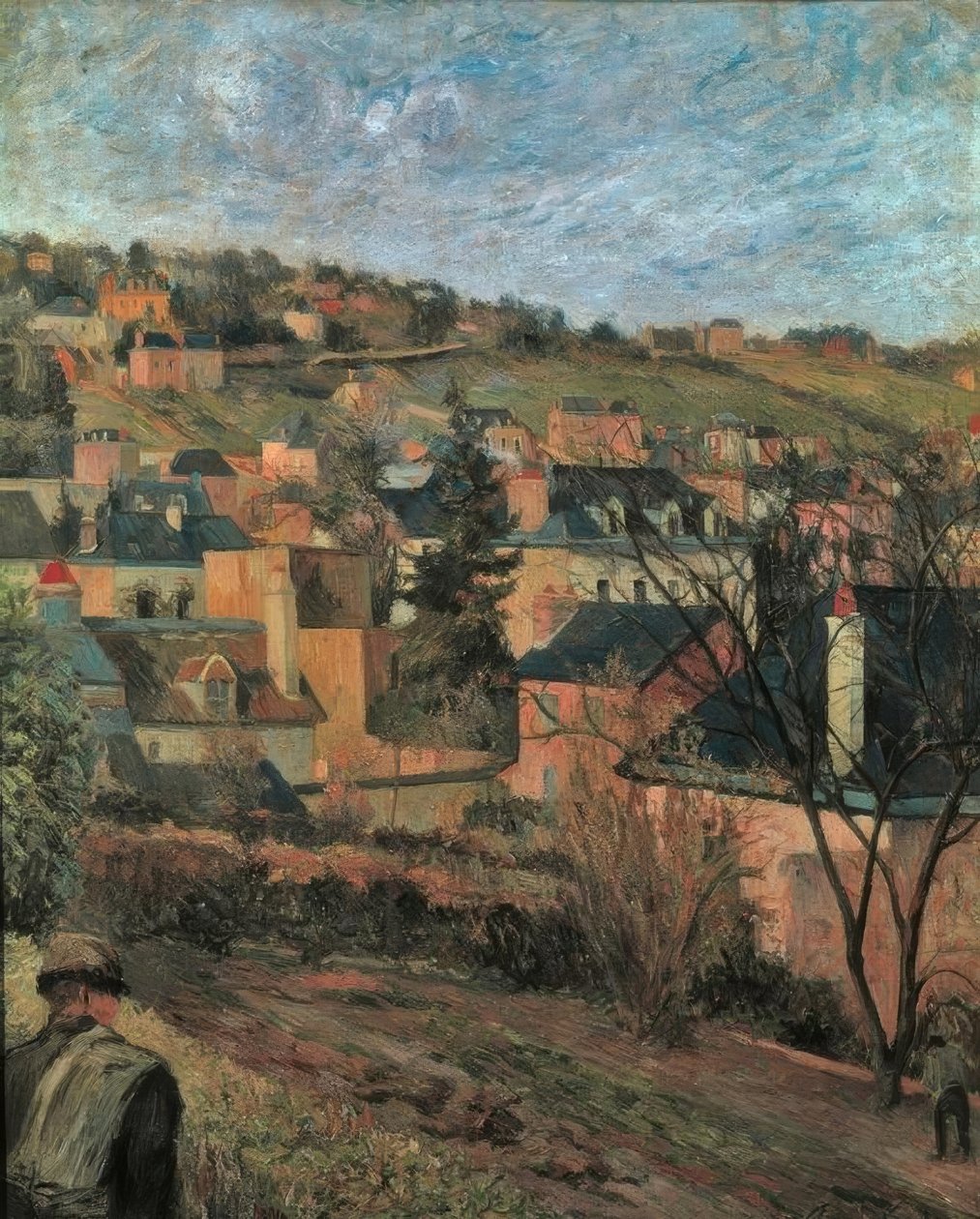 Os telhados azuis (Rouen) de Paul Gauguin