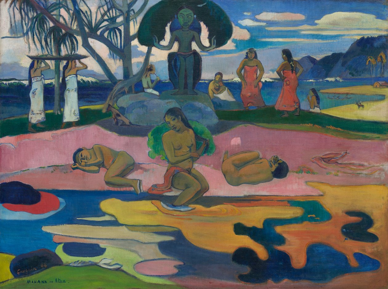 Mahana no atua (Dia do Deus) de Paul Gauguin