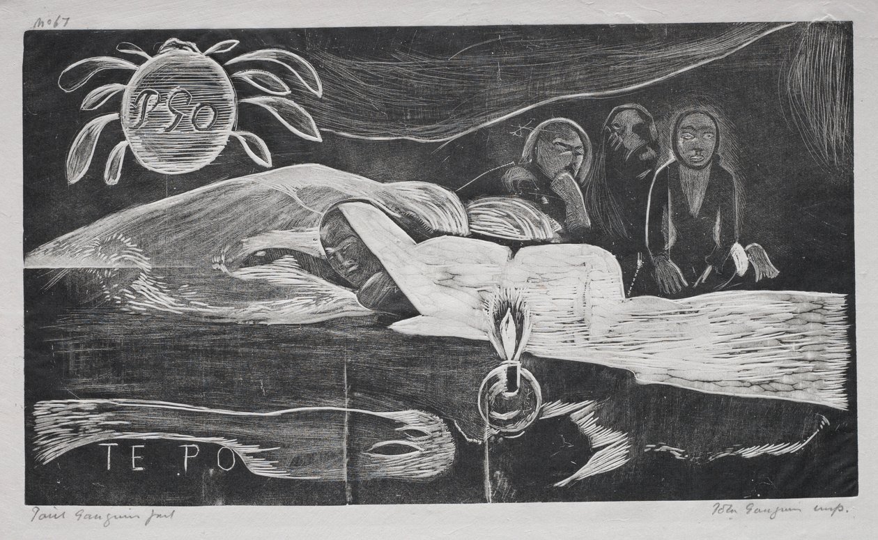 Noé: A Noite Eterna, 1893-94. de Paul Gauguin