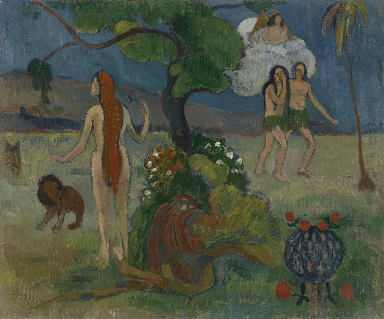 Paradise Lost, c.1890 (óleo sobre tela) de Paul Gauguin