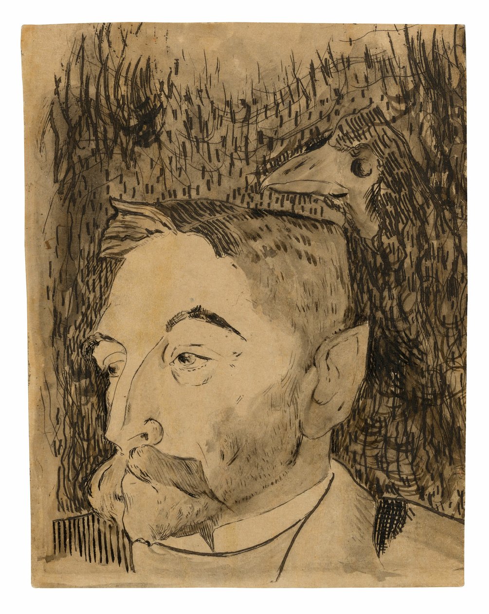 Retrato de Stéphane Mallarmé de Paul Gauguin