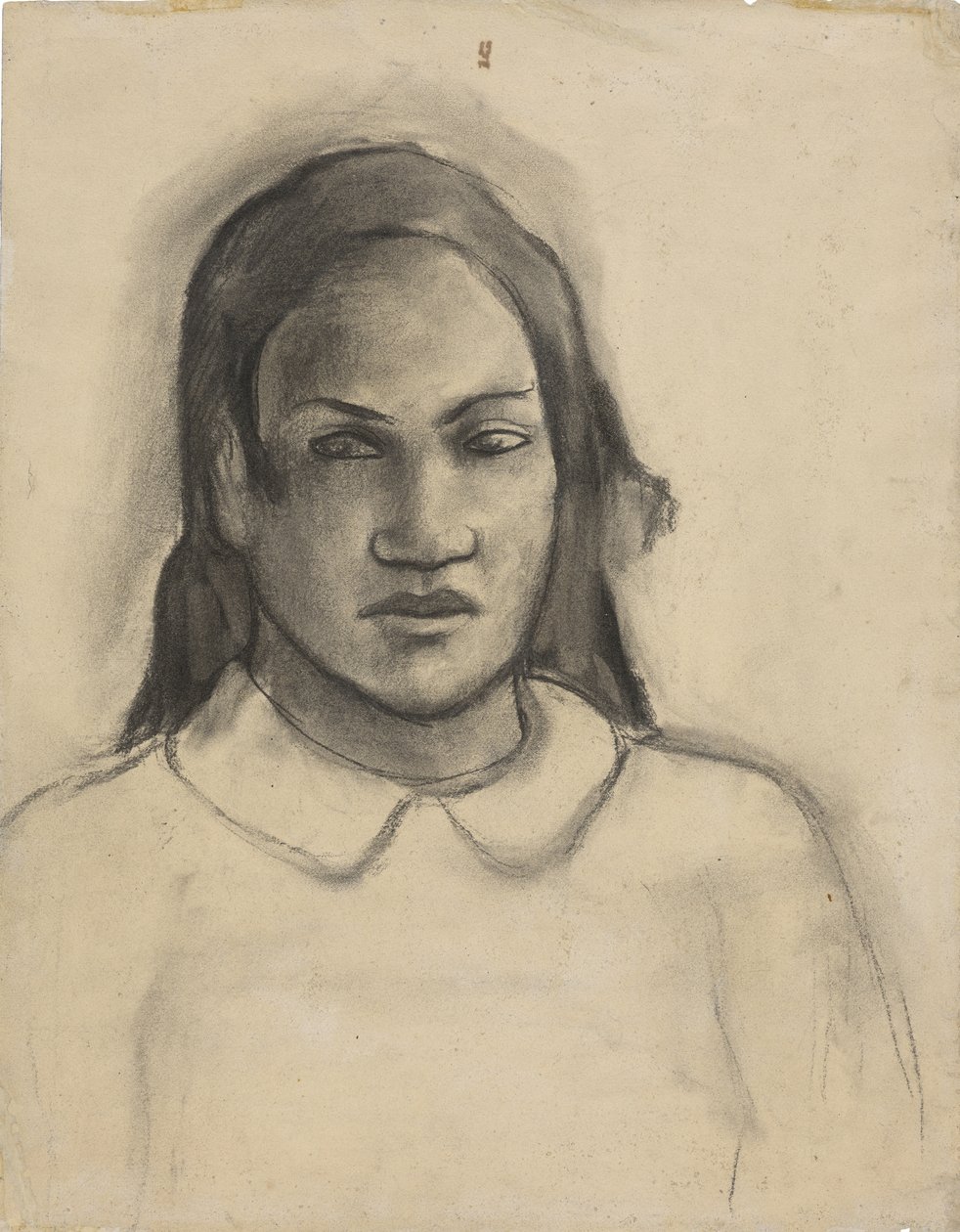 Retrato de Tehamana, 1891-93 de Paul Gauguin