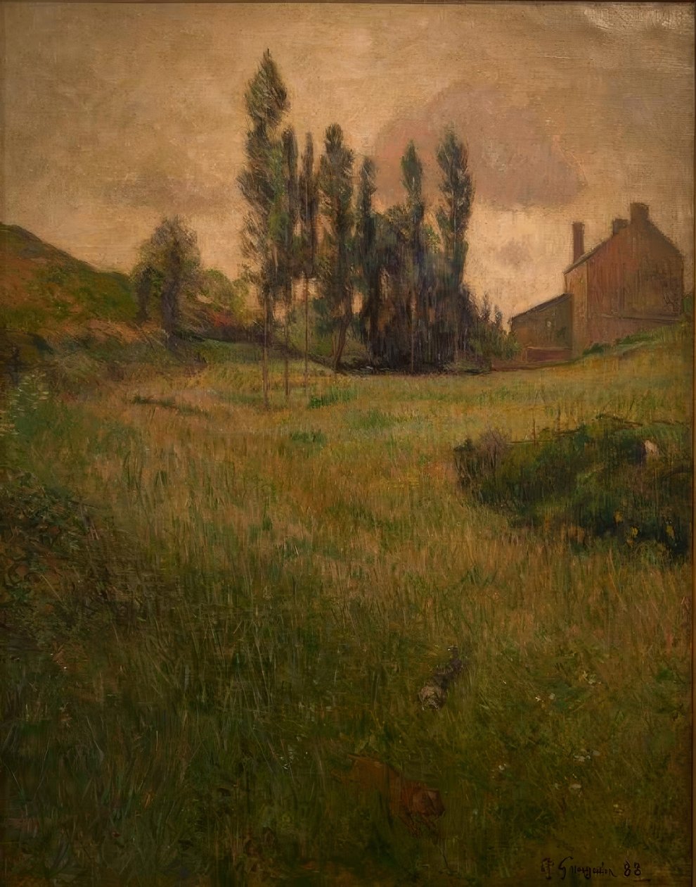 Cães correndo de Paul Gauguin