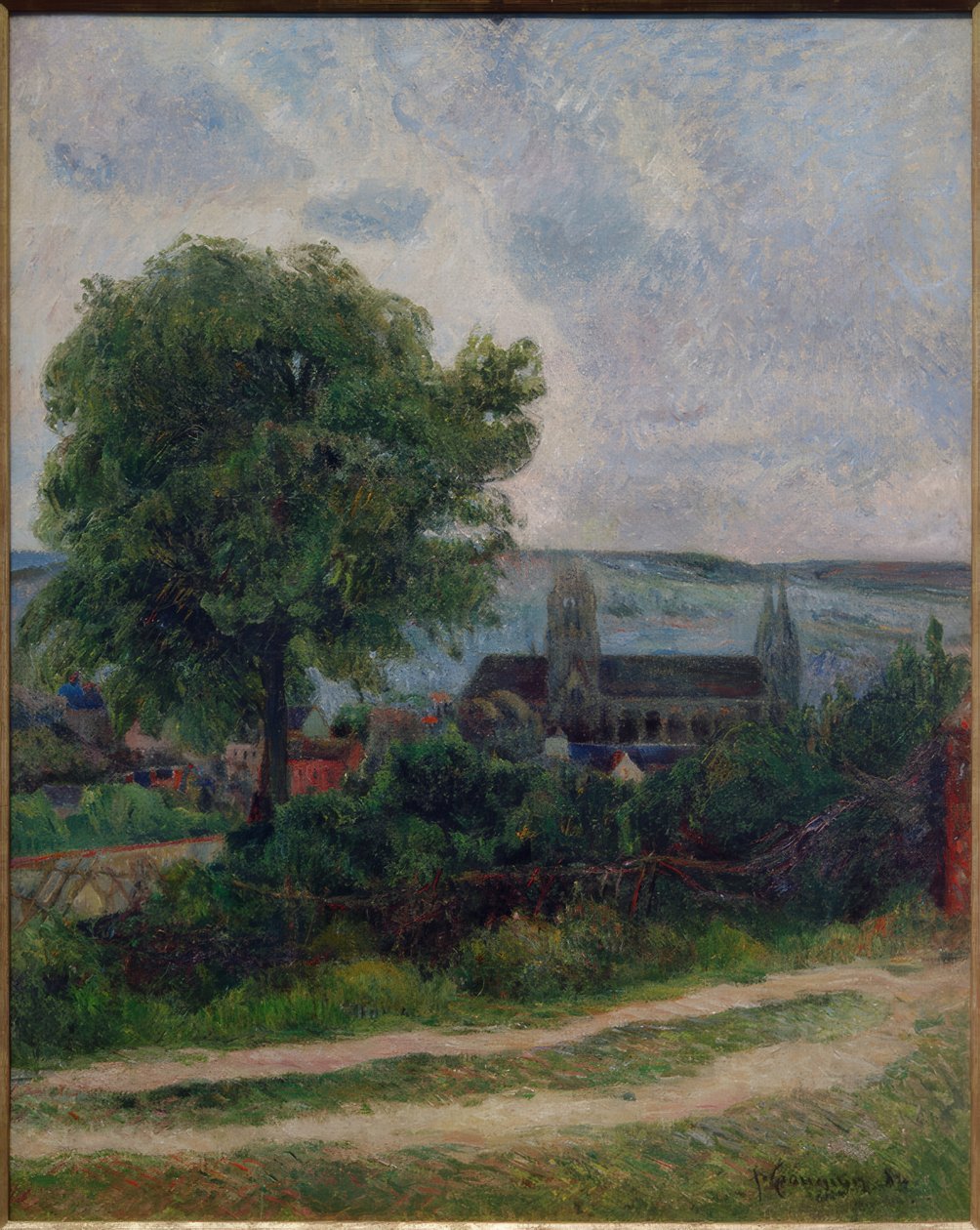Rouen, a Igreja de Saint-Ouen de Paul Gauguin