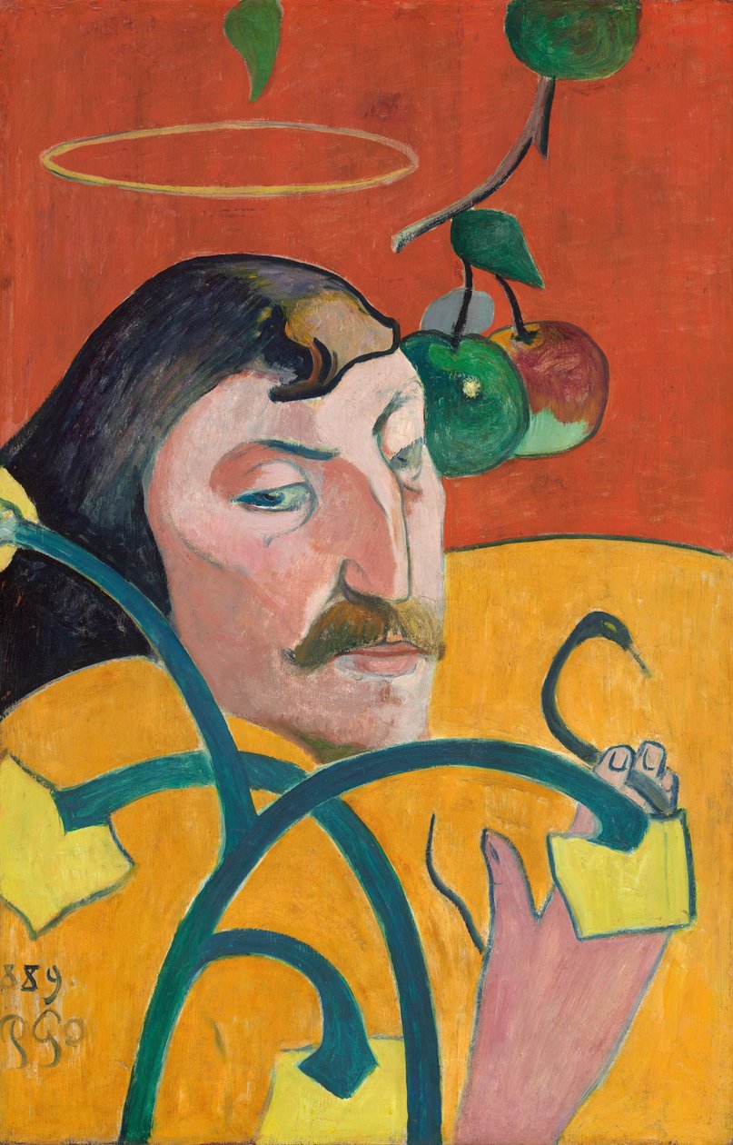 Autorretrato, 1889. de Paul Gauguin