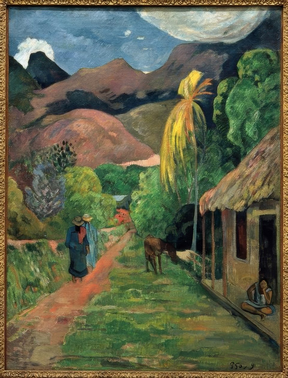Caminho para as montanhas de Paul Gauguin