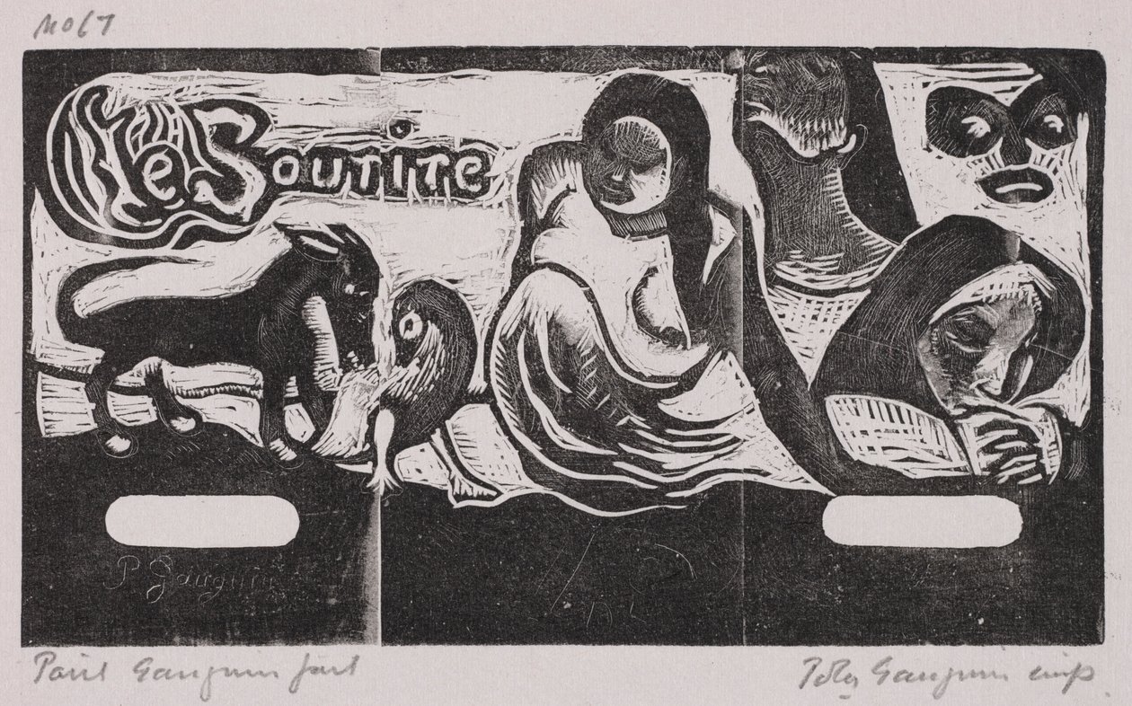 Série do Taiti: O Sorriso. de Paul Gauguin
