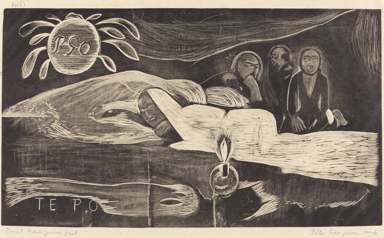 Te Po (A Longa Noite) de Paul Gauguin
