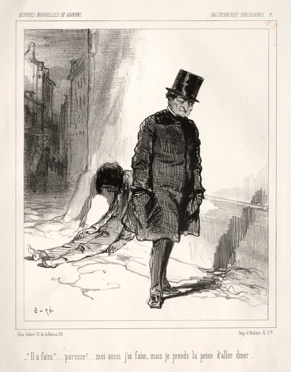 Baliverneries Parisiennes. de Paul Gavarni