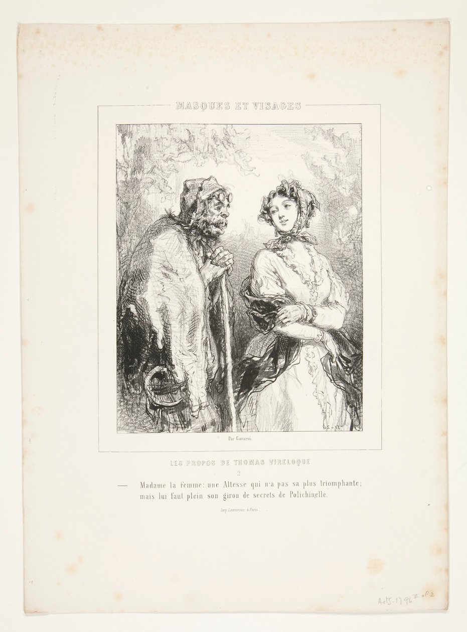 Madame la femme: uma alteza que n de Paul Gavarni