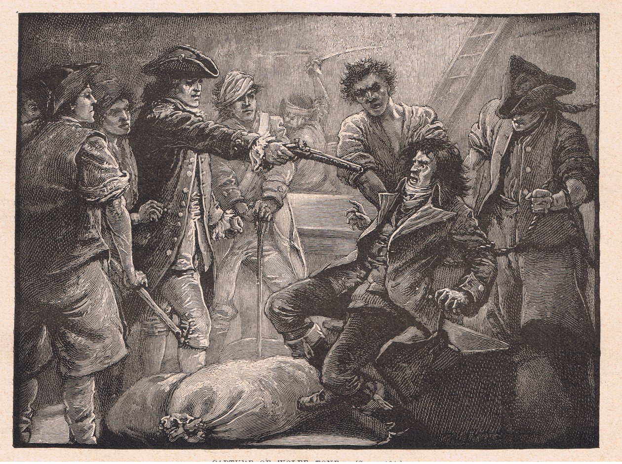 Captura de Wolfe Tone AD 1798 de Paul Hardy