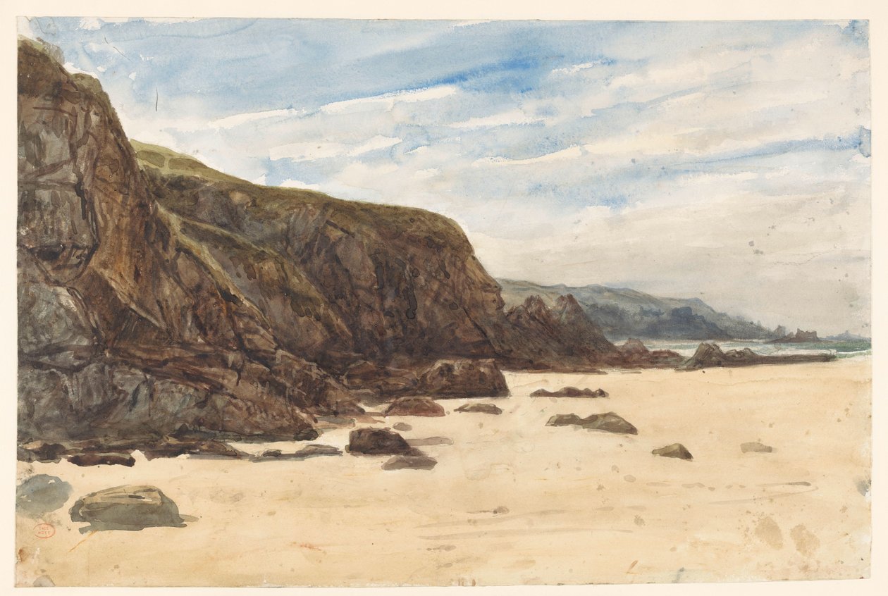 Les Roches noirs, bij Villers de Paul Huet