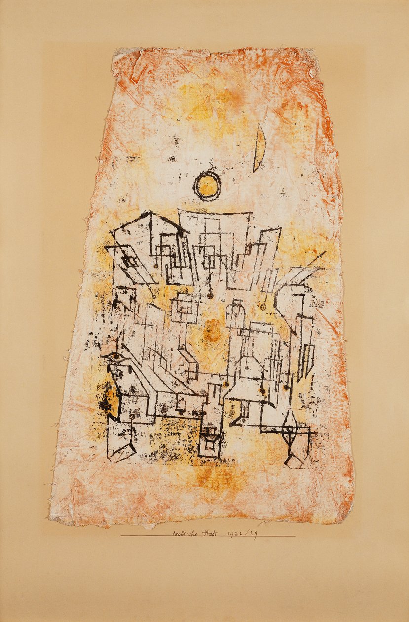 Cidade Árabe; Cidade Árabe de Paul Klee